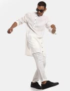 Sherwood - Kurta - Lines - White view 5