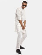 Sherwood - Kurta - Lines - White view 6