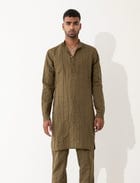 ASHER KURTA  - BROWN view 1