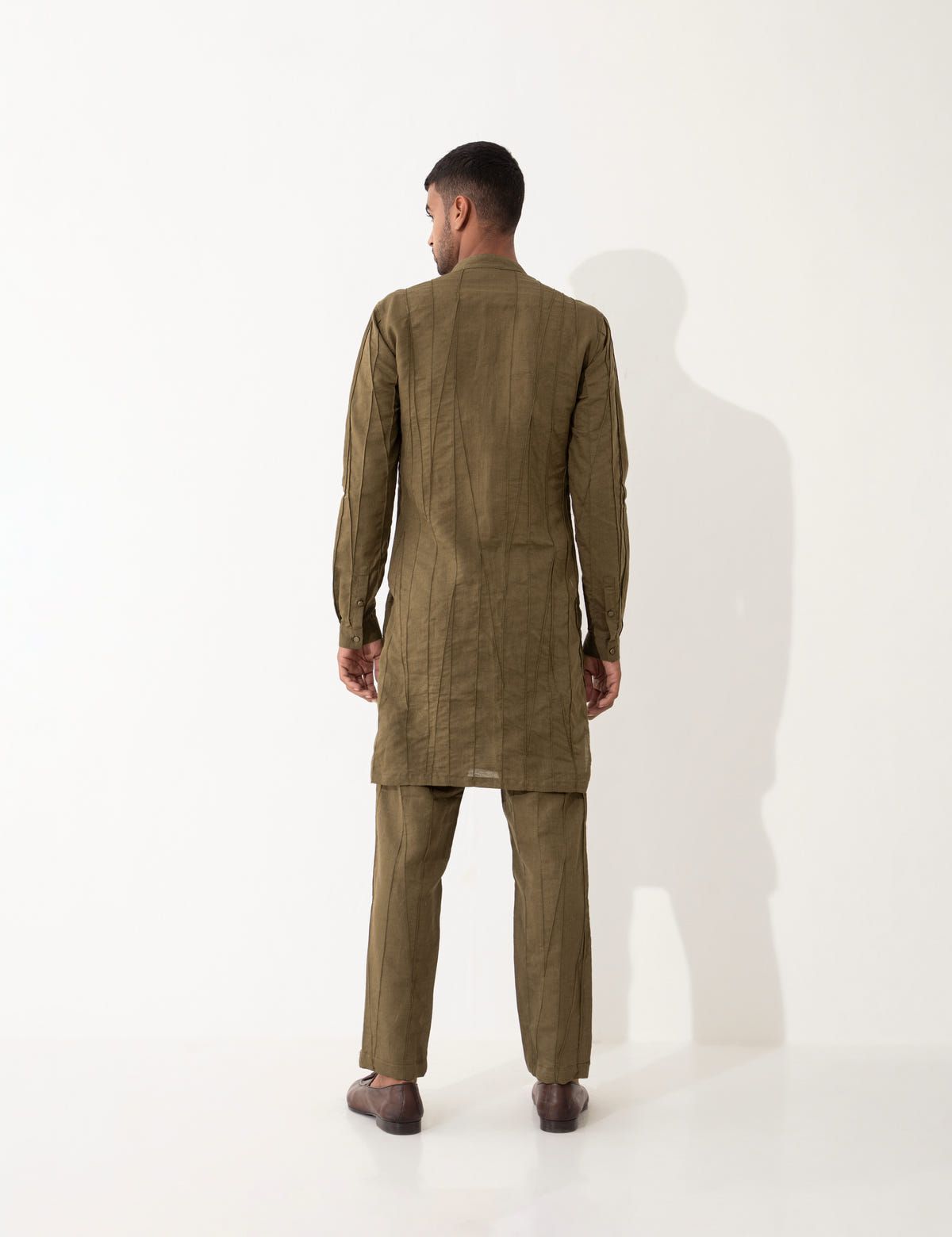 ASHER KURTA  - BROWN - image 4
