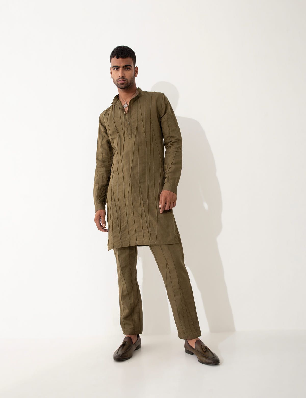 ASHER KURTA  - BROWN - image 5