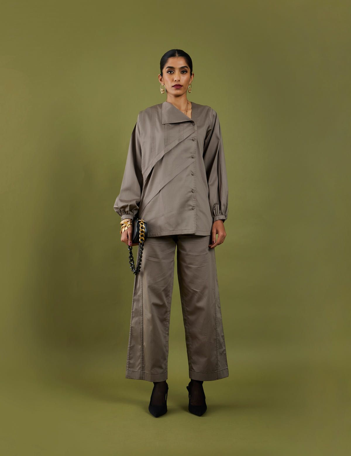 VOLA SHIRT - ASH GREY - image 1