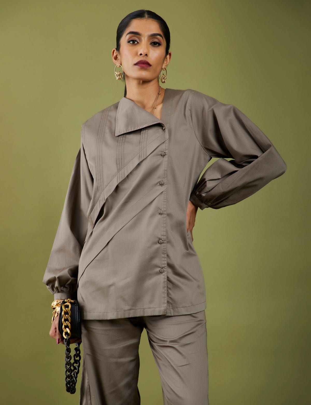 VOLA SHIRT - ASH GREY - image 4