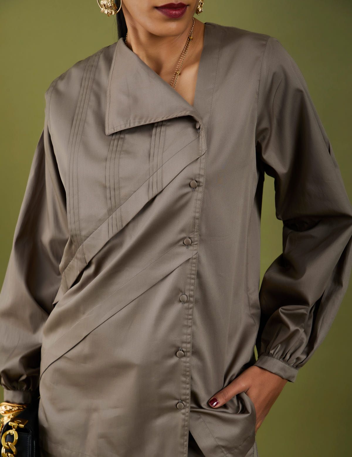 VOLA SHIRT - ASH GREY - image 5