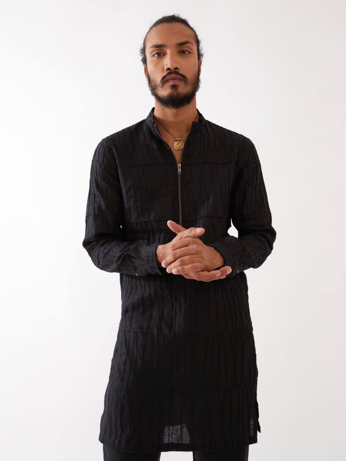 MATEO KURTA - BLACK - image 1