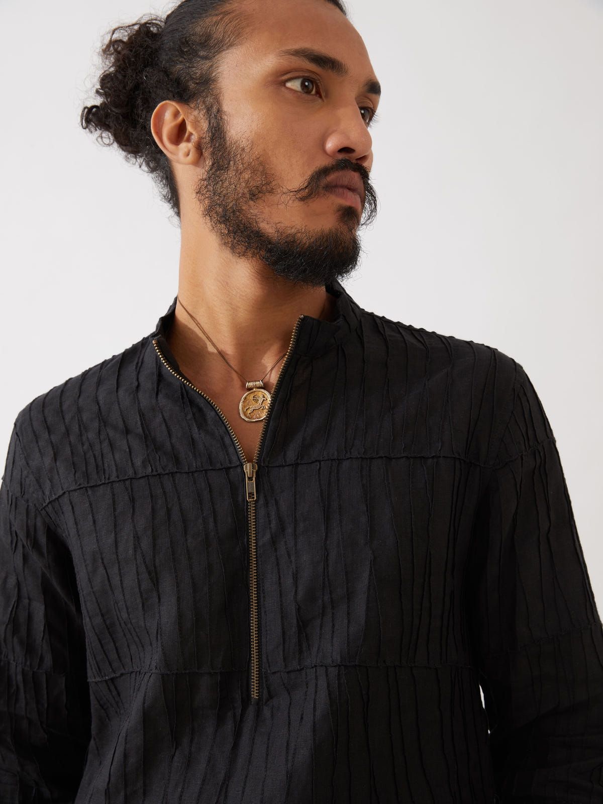 MATEO KURTA - BLACK - image 2