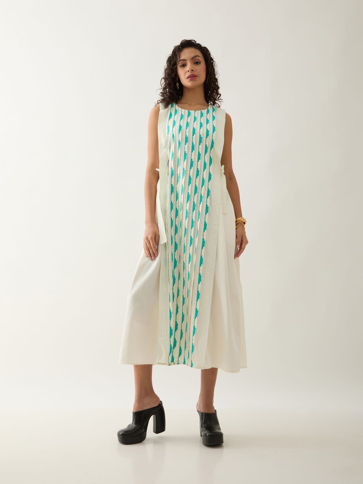 OSCAR DRESS - OFF WHITE - image 1