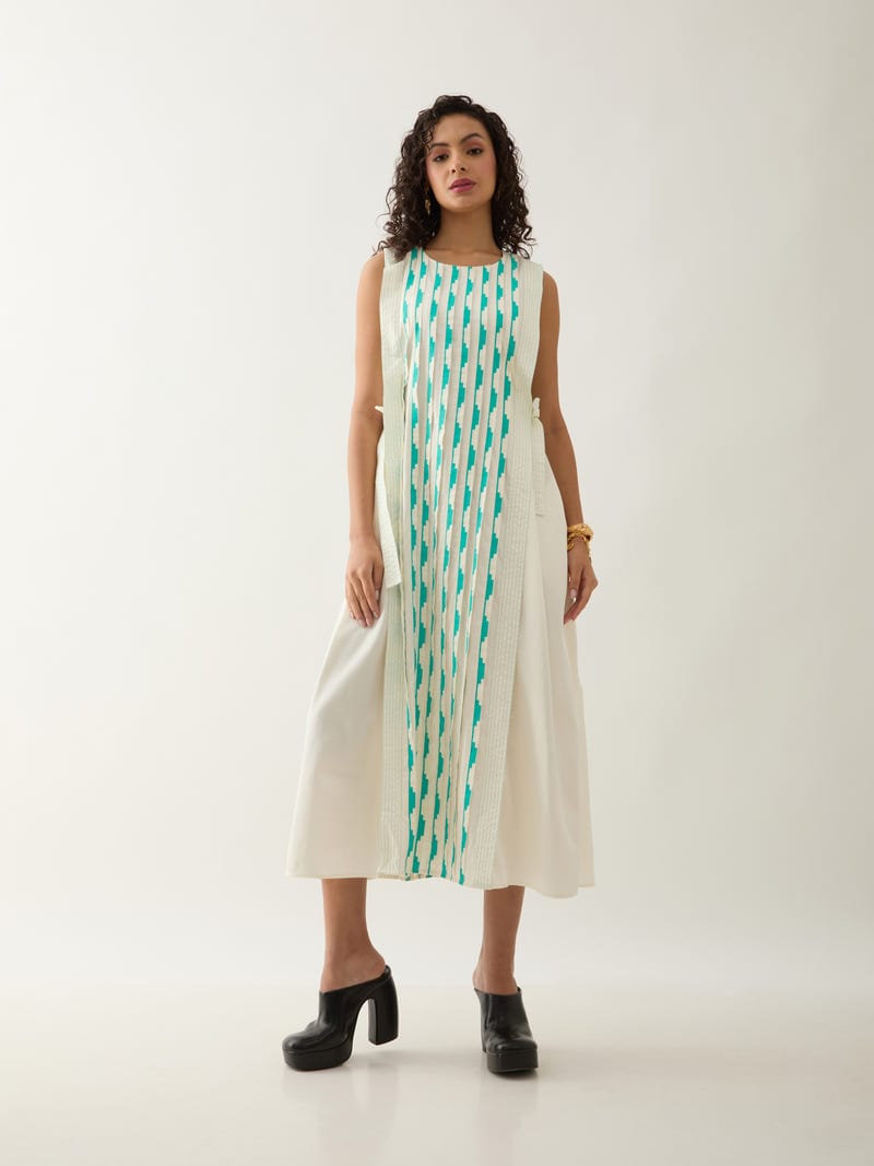 OSCAR DRESS - OFF WHITE