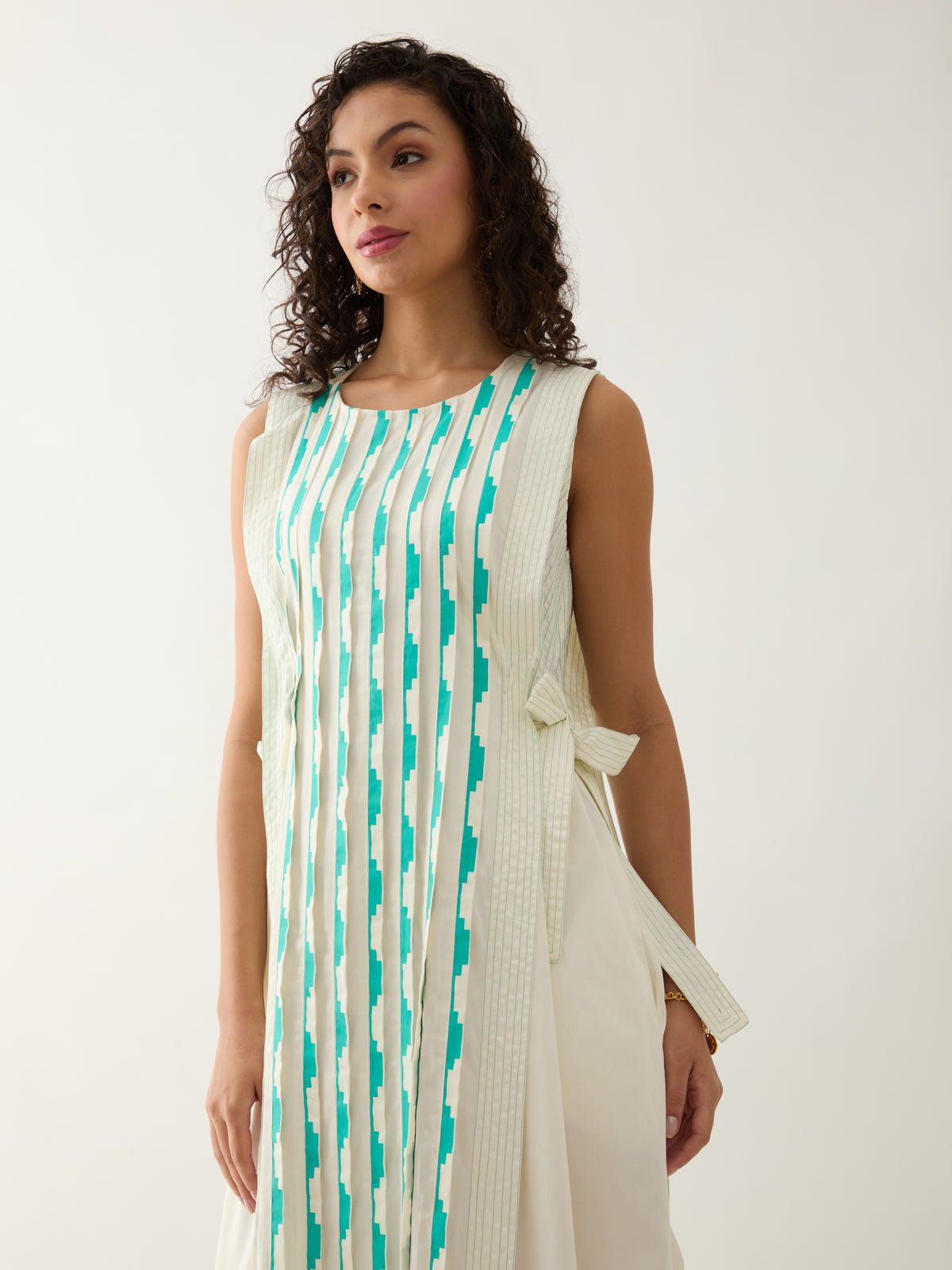 OSCAR DRESS - OFF WHITE - image 5