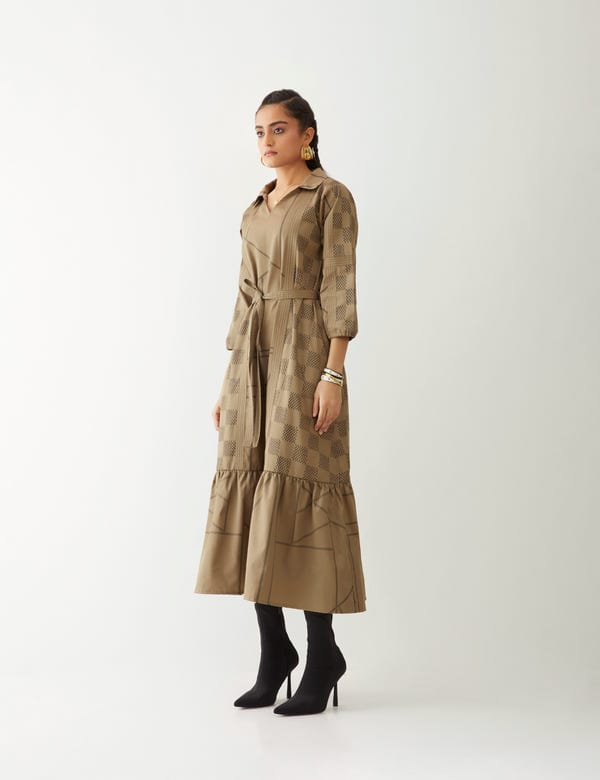 SON OF A NOBLE - SNOB — MAVI DRESS - MUSHROOM
