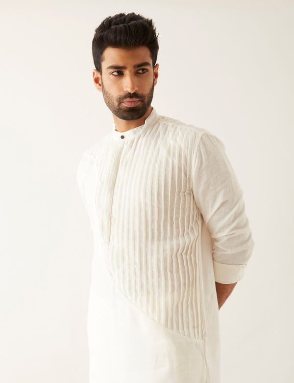 SON OF A NOBLE - SNOB — ROAN - KURTA - WHITE