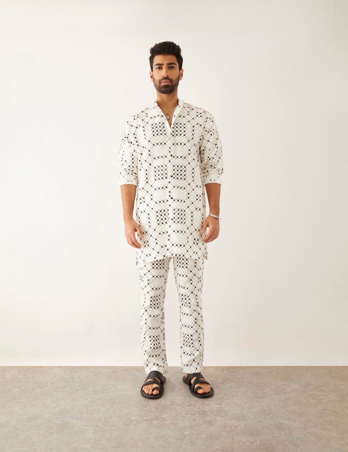 TISBA BALANCE TWIN  SHIRT SET - WHITE - image 1