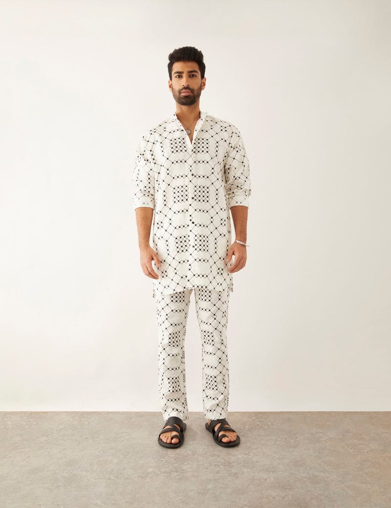 TISBA BALANCE TWIN  SHIRT SET - WHITE
