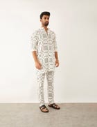 TISBA BALANCE TWIN  SHIRT SET - WHITE view 2