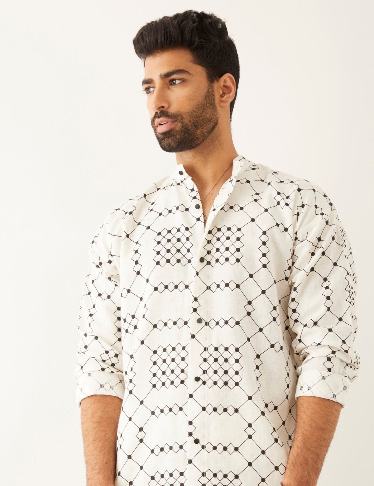 TISBA BALANCE TWIN  SHIRT SET - WHITE - image 4