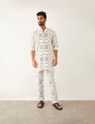 TISBA BALANCE TWIN  SHIRT SET - WHITE view 5