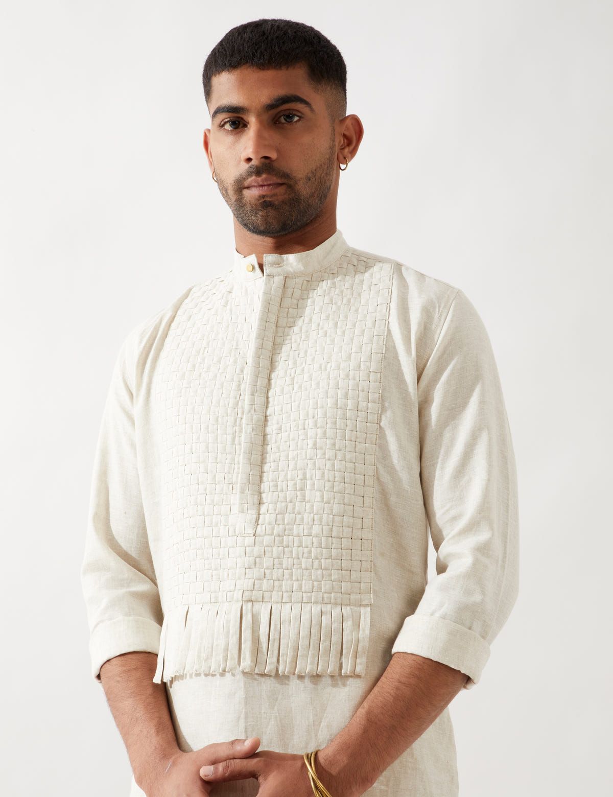 BENJAMIN KURTA SET - IVORY - image 2