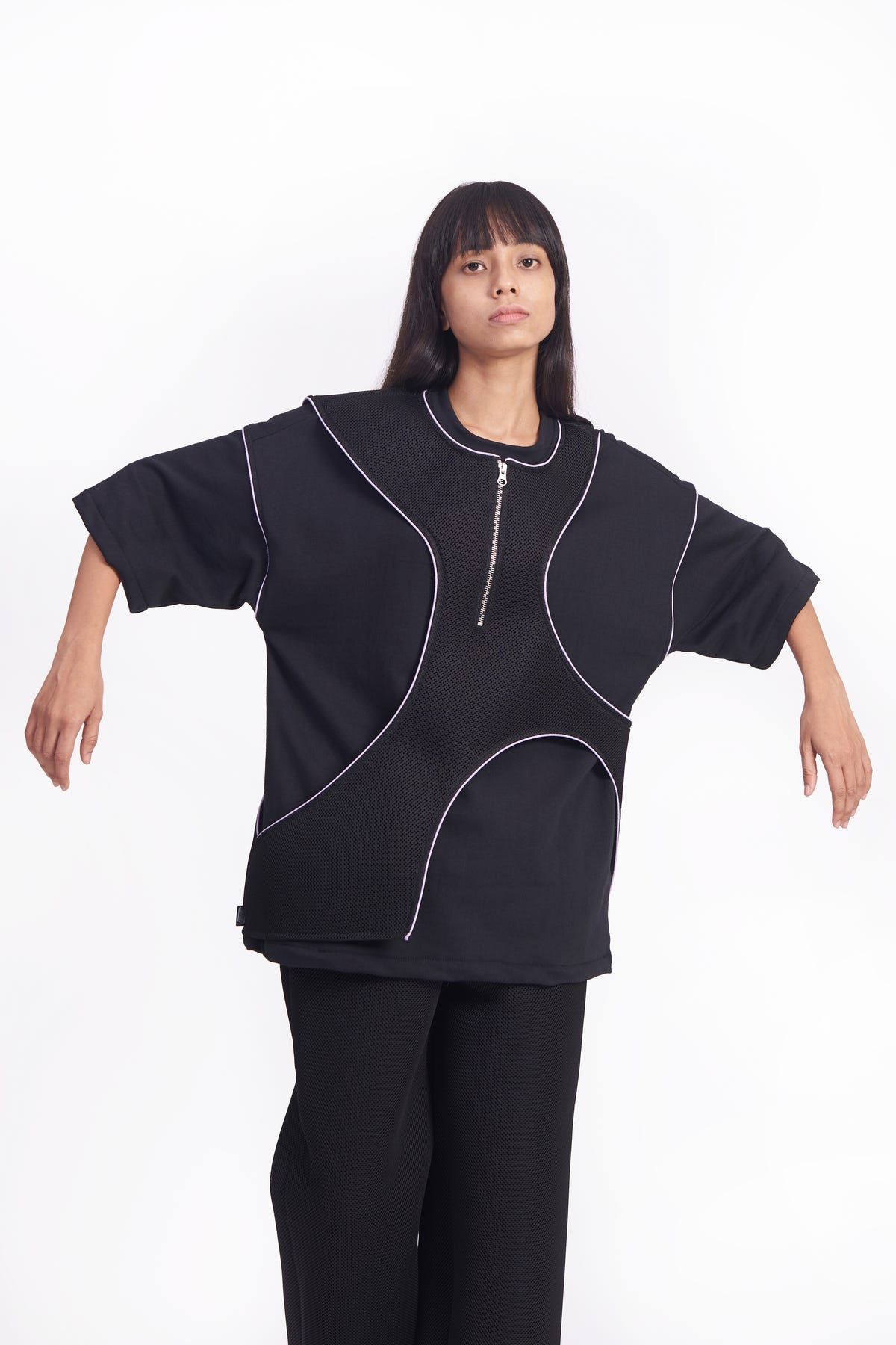 Synapses Fleece Mesh Top - image 2