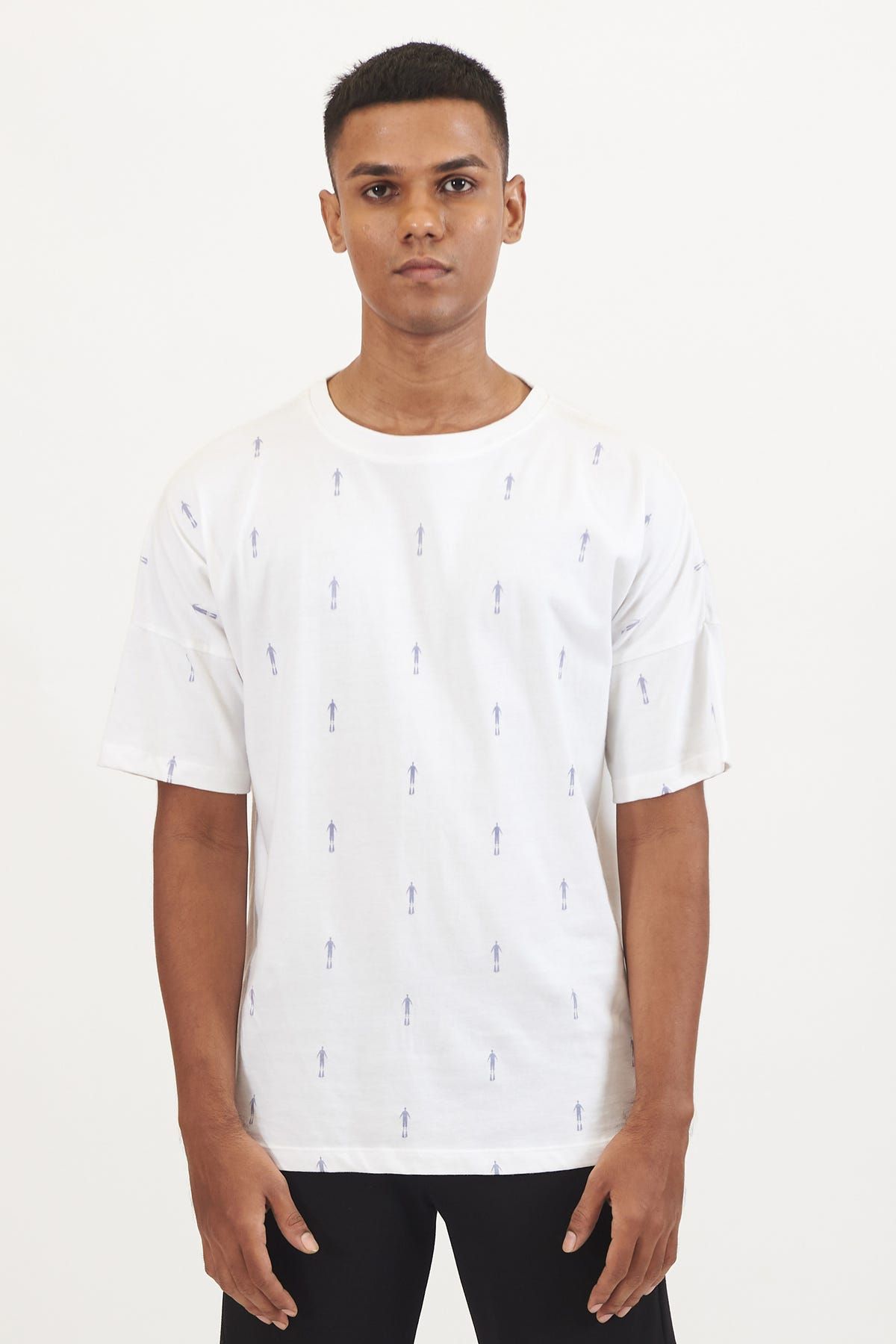 Astro Print Drop Shoulder T-Shirt - image 2