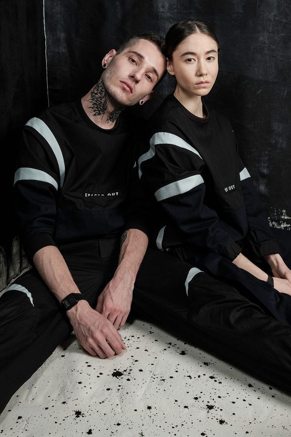 Biskit — Spaced Out Logo Sweatshirt