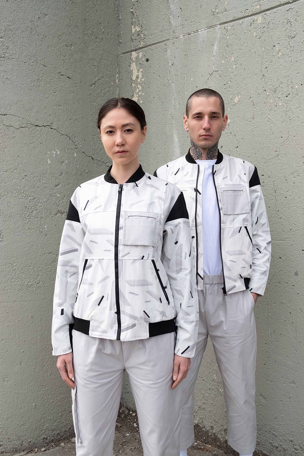 Space Debris Bomber Jacket - image 1