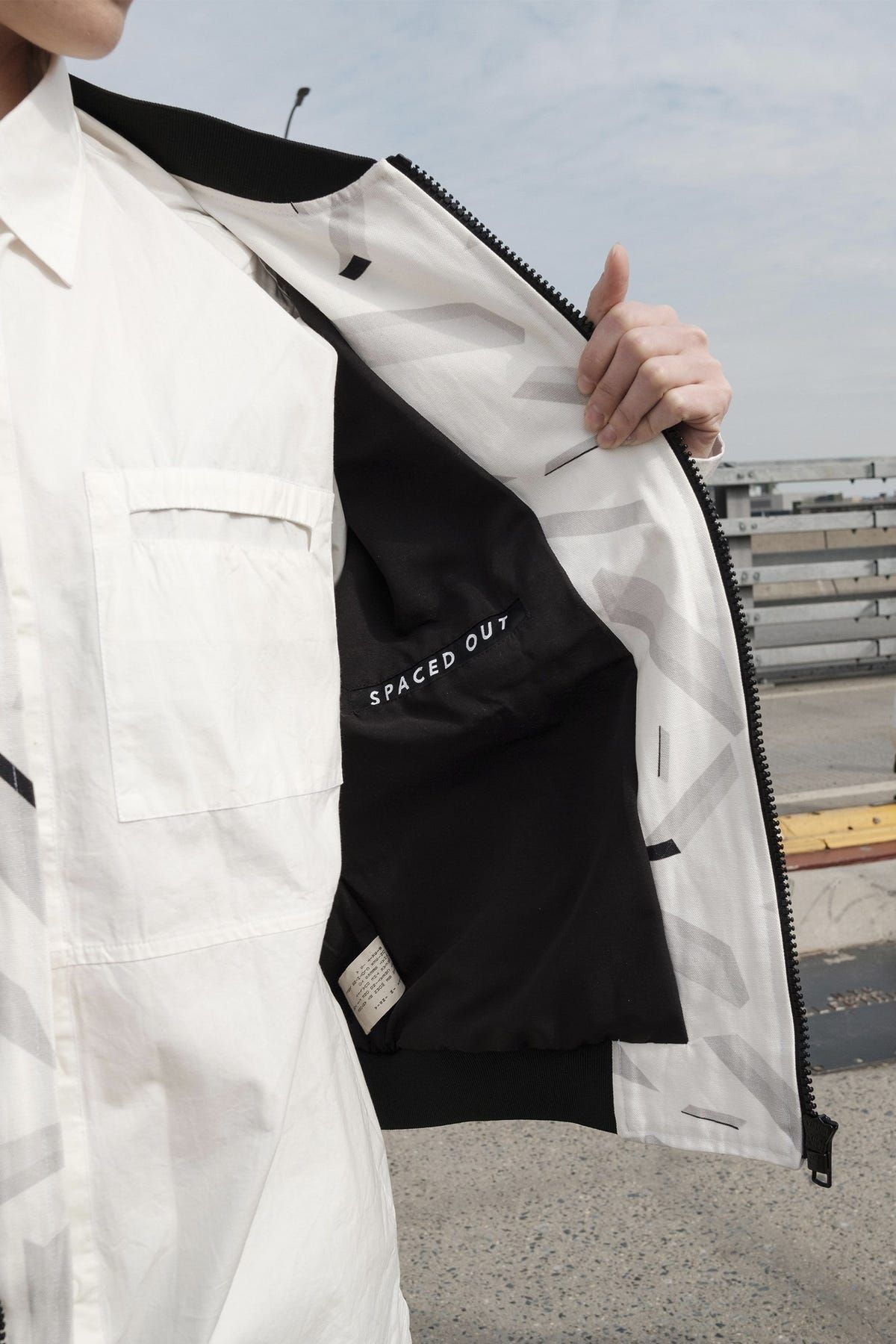 Space Debris Bomber Jacket - image 2