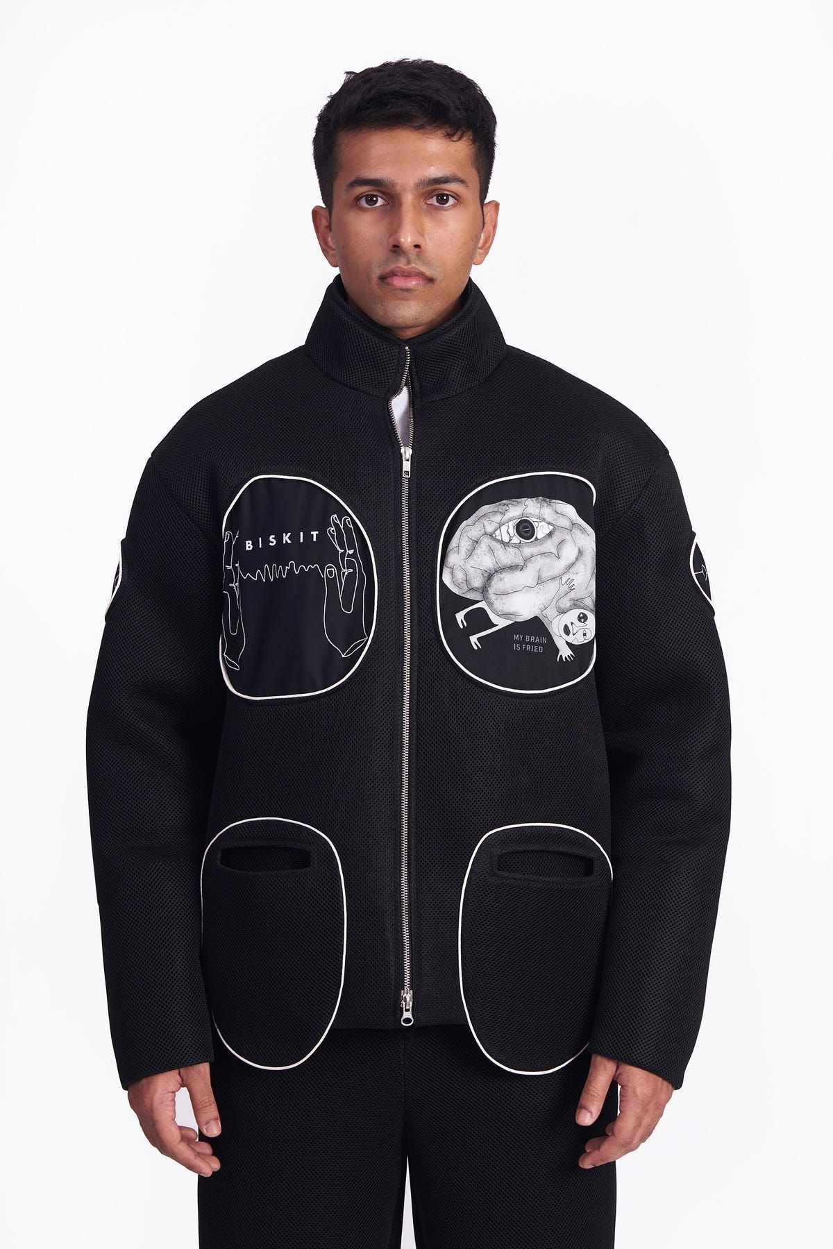 My Brain is Fried Mesh Jacket - image 1