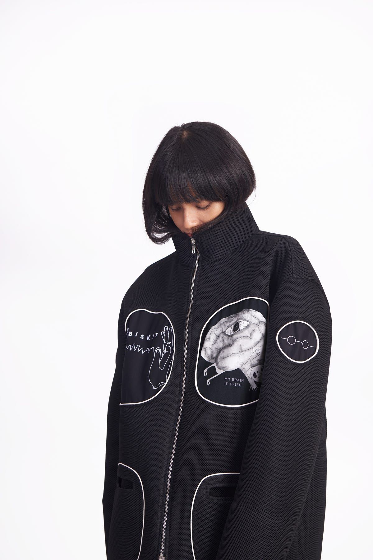 My Brain is Fried Mesh Jacket - image 3