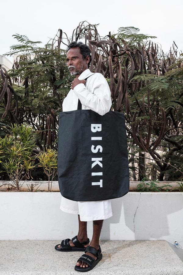 Biskit — Giant Astro Print Tote Bag