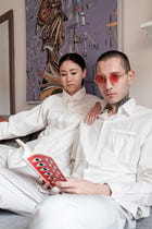 Space Debris Classic White Shirt view 5