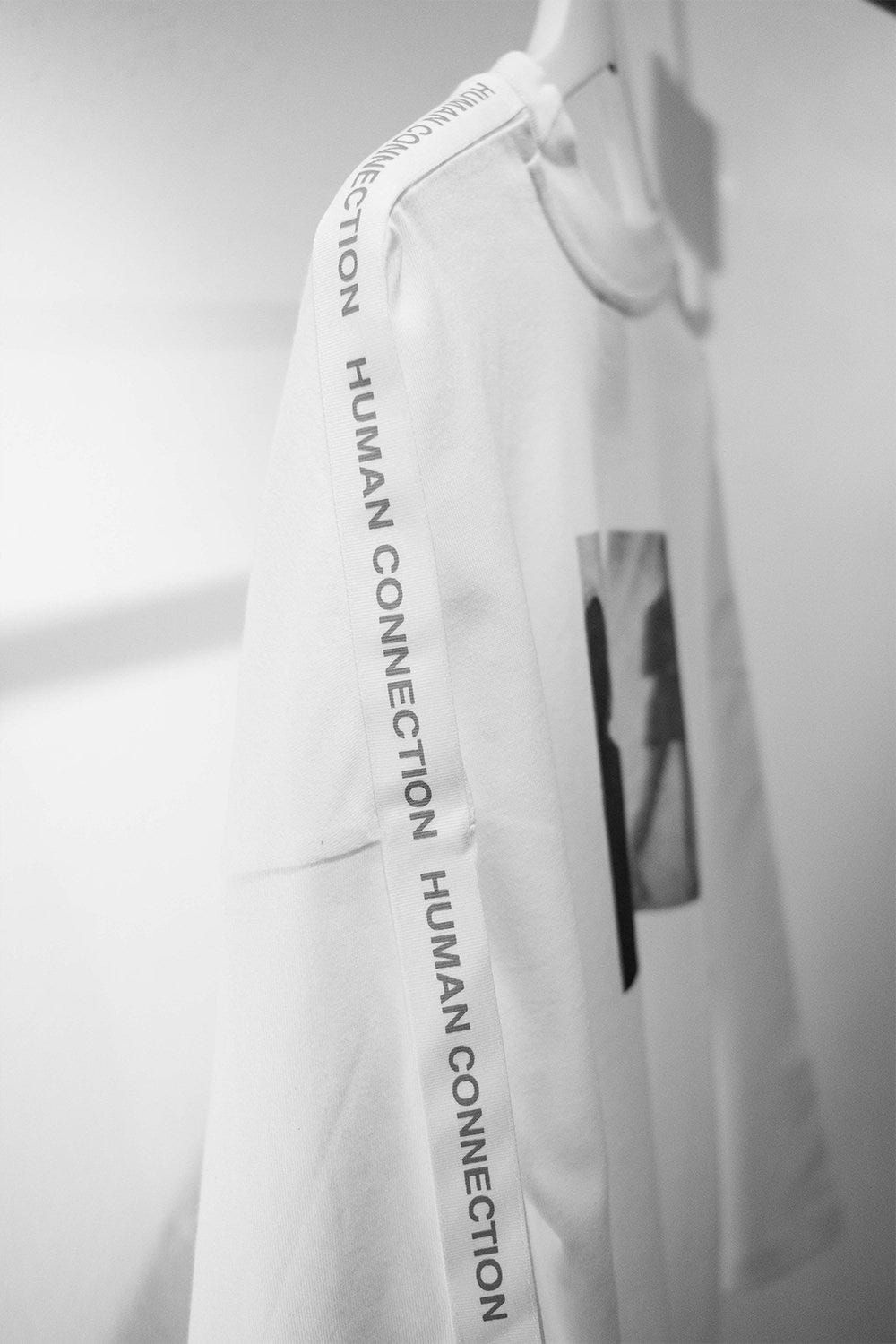 White Smoke Machine 3/4 Sleeve T-shirt - image 3