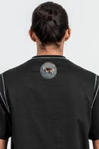 Axis Black Tunic with Space Dog Print view 1