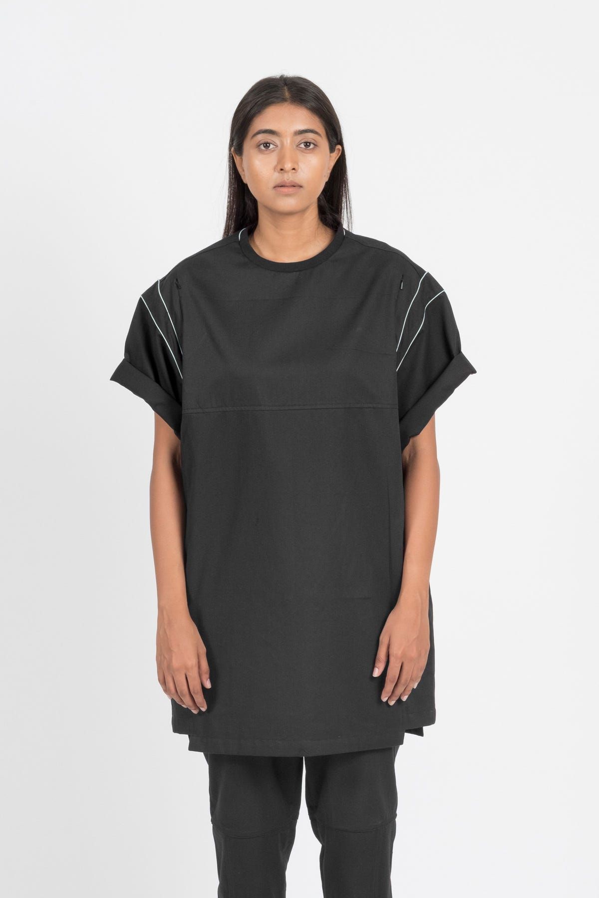 Axis Black Tunic with Space Dog Print - image 4