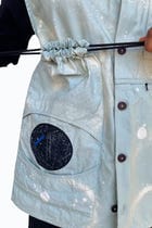 Orbit-Green Vest with Circular Space Patch view 2