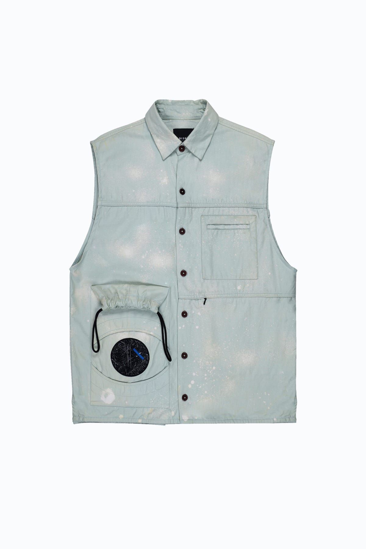 Orbit-Green Vest with Circular Space Patch - image 4