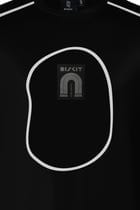 Good Energy Black Sleeveless T-shirt With White Piping view 3