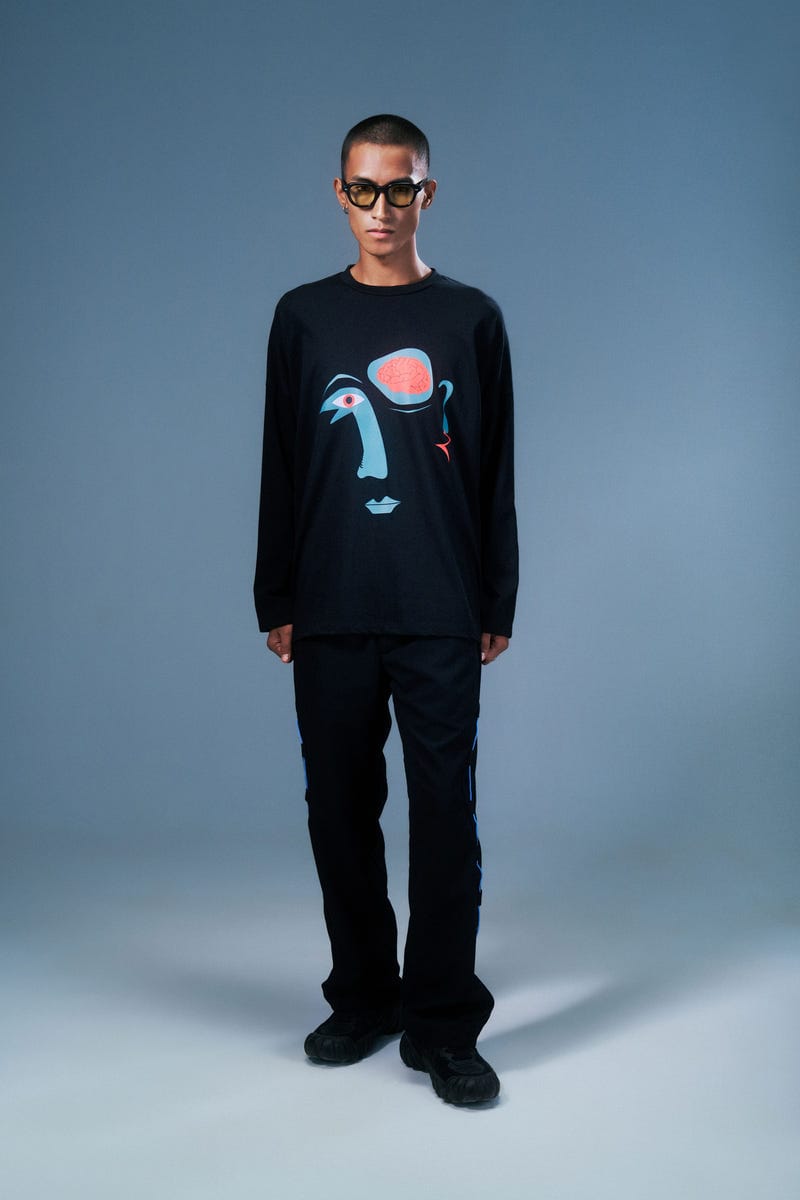 Deconstructed Face T-Shirt
