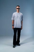 Grey Biskit Waves T-Shirt view 1