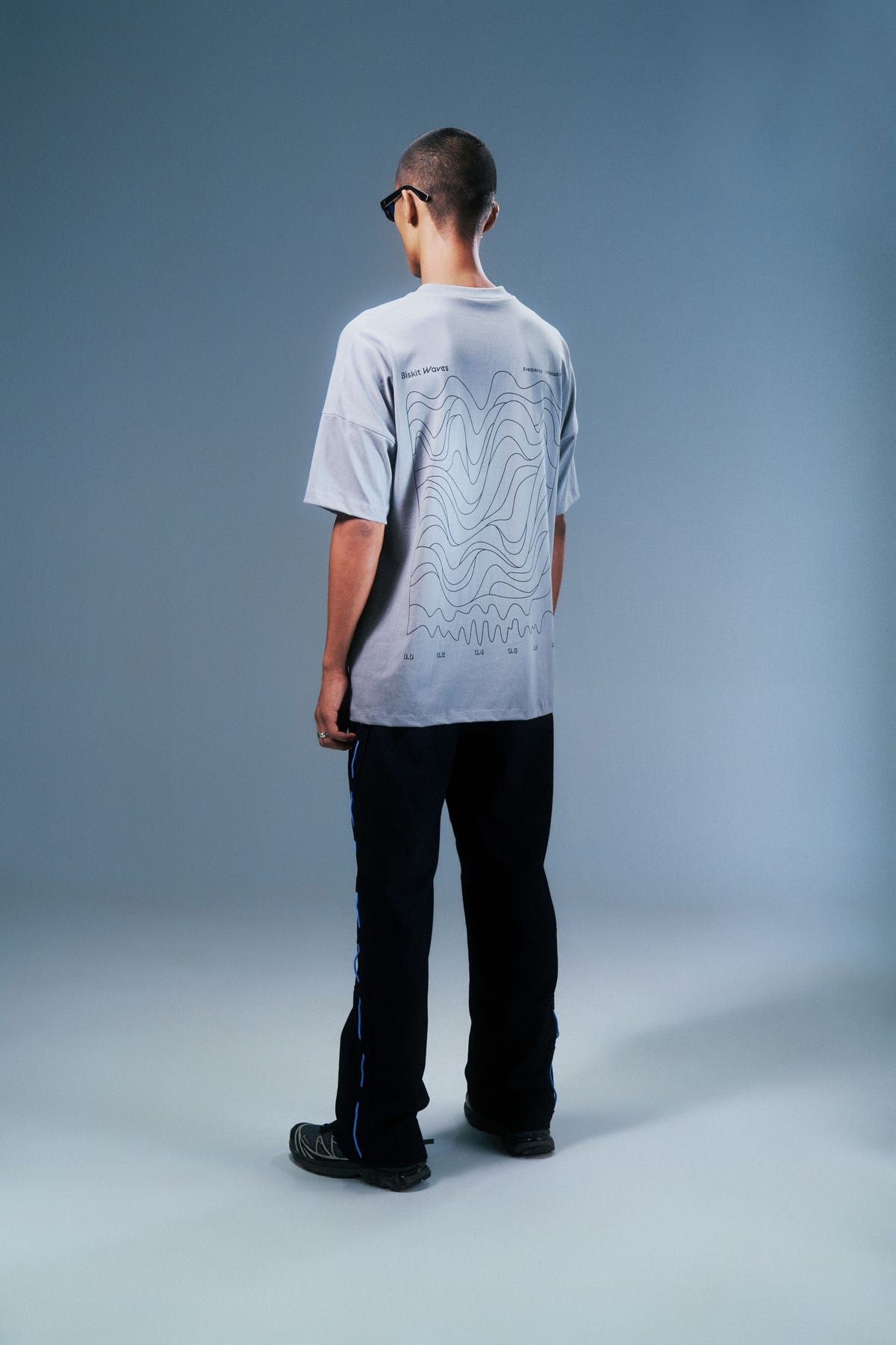 Grey Biskit Waves T-Shirt - image 4