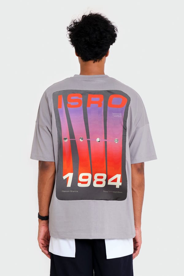 Biskit — ISRO 1984 T-shirt Grey