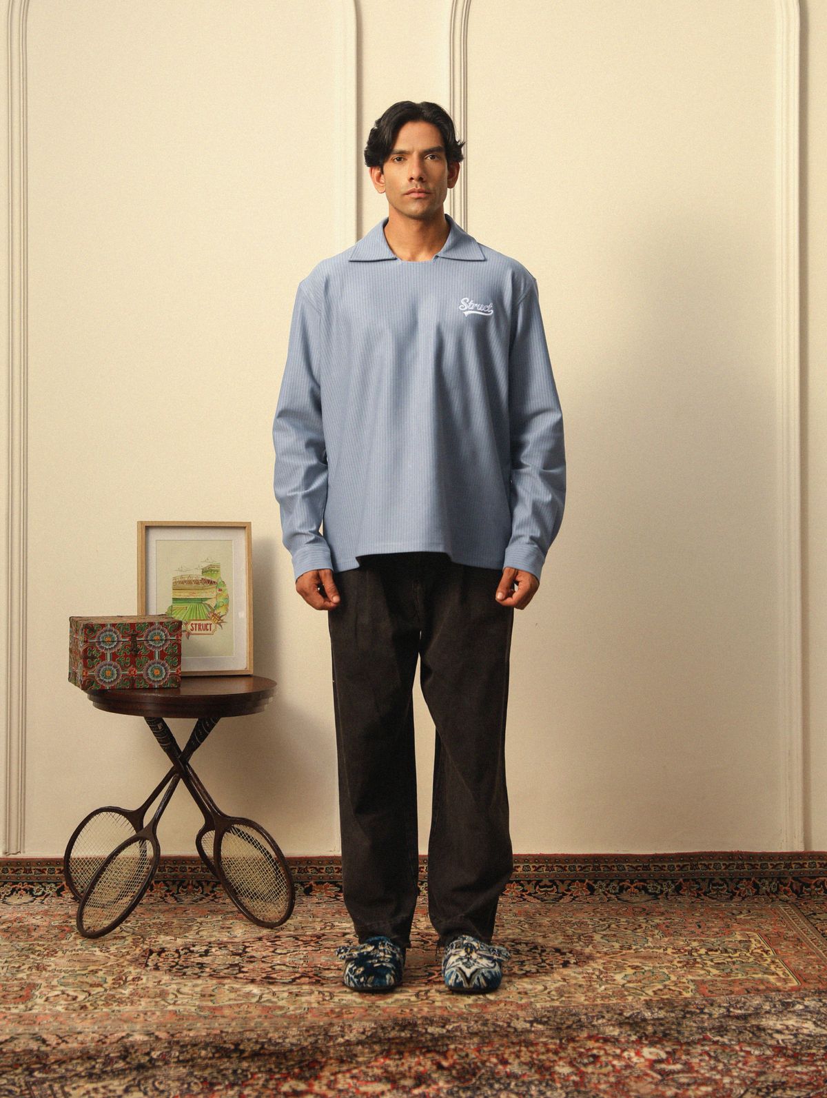 BINARY PINSTRIPE DETACHABLE HOODIE - image 2