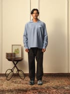 BINARY PINSTRIPE DETACHABLE HOODIE view 2