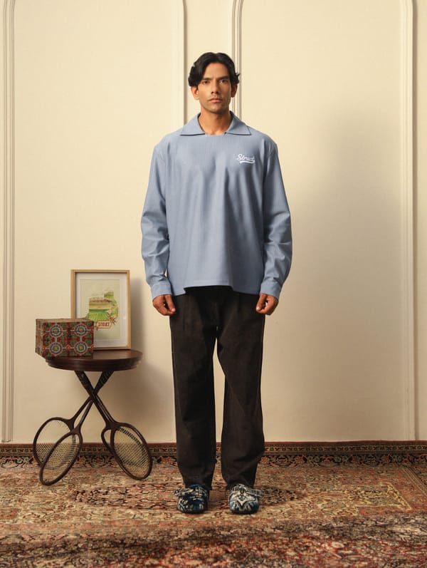Struct — BINARY PINSTRIPE DETACHABLE HOODIE