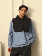 BINARY PINSTRIPE DETACHABLE HOODIE view 6