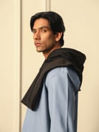BINARY PINSTRIPE DETACHABLE HOODIE view 9