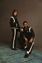 PINSTRIPE SUITING BOMBER JACKET view 6