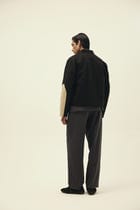 STRUCT DISTRESSED LEATHER RIDER JACKET BLACK view 12