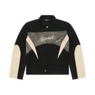 STRUCT DISTRESSED LEATHER RIDER JACKET BLACK view 13