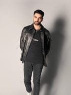 LEATHER OVERSHIRT view 1
