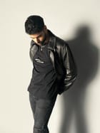 LEATHER OVERSHIRT view 4